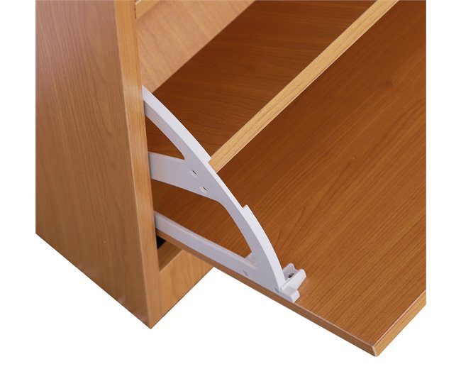 Conjunto Muebles de Entrada Tablero de partículas HOMCOM 90 Blanco