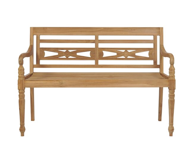 Banco de madera datavia de jardín 120x51 Azul