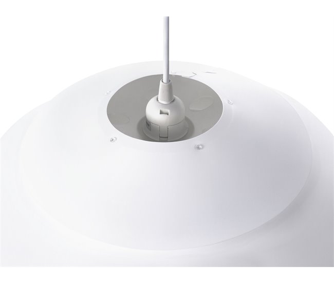 Beliani Lámpara colgante CONGO Blanco