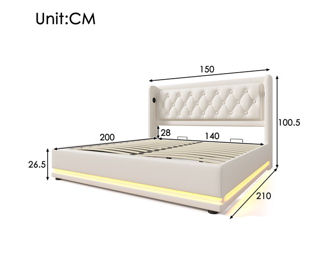 Canapés abatibles Blanco