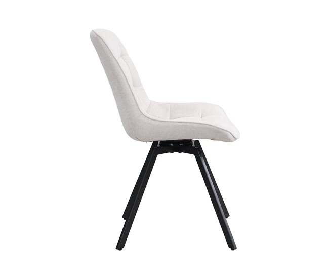Pack de 4 sillas giratórias ALISON  Beige