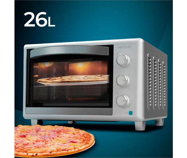 Cecotec Horno de sobremesa Bake Toast 2600 Blanco