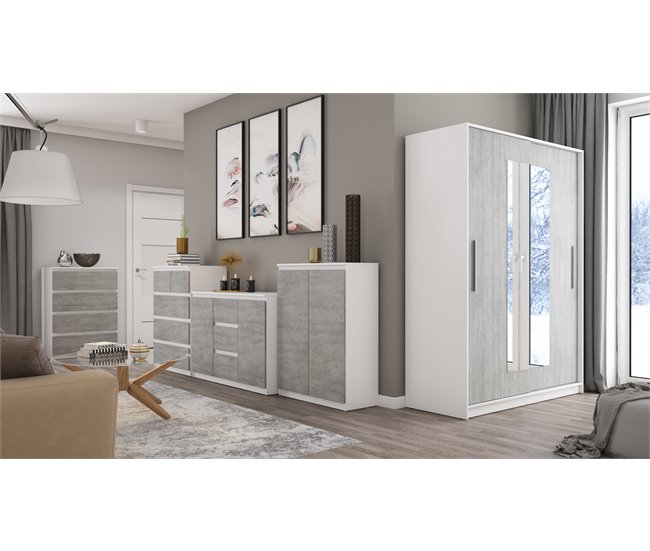 Zapatero 2 puertas ELEGANZA Blanco