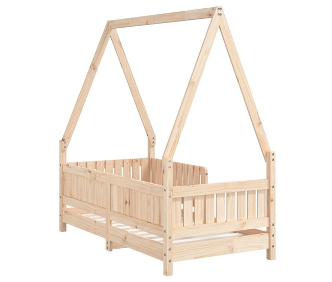 Estructura De Cama Infantil 145x76 Blanco