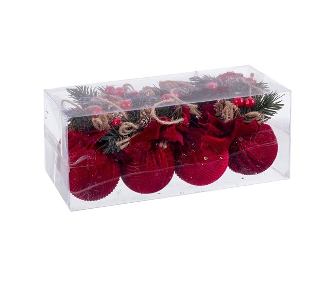 Bolas de Navidad Rojo
