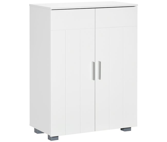 Armario de Baño MDF kleankin, hogar - baño 60 Blanco