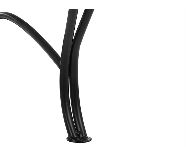 Beliani Fogón de madera EREBUS Negro