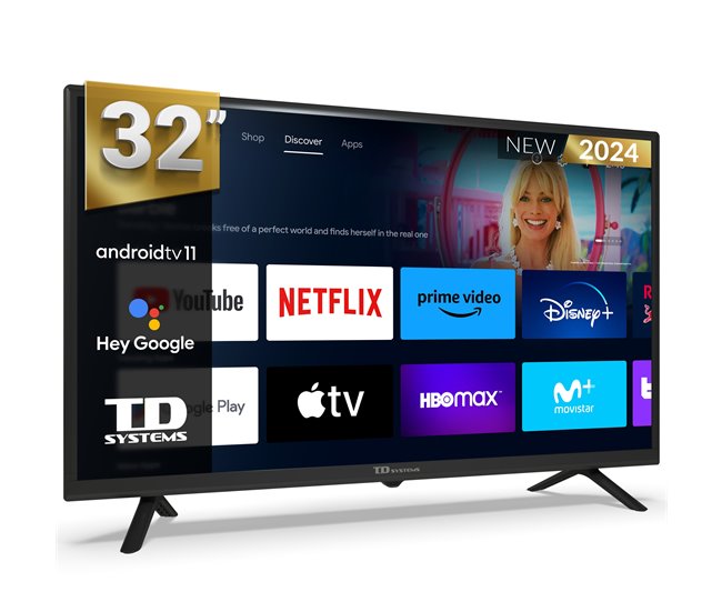 Televisor Smart TV 32 pulgadas - TD Systems PRIME32C19GLE Negro