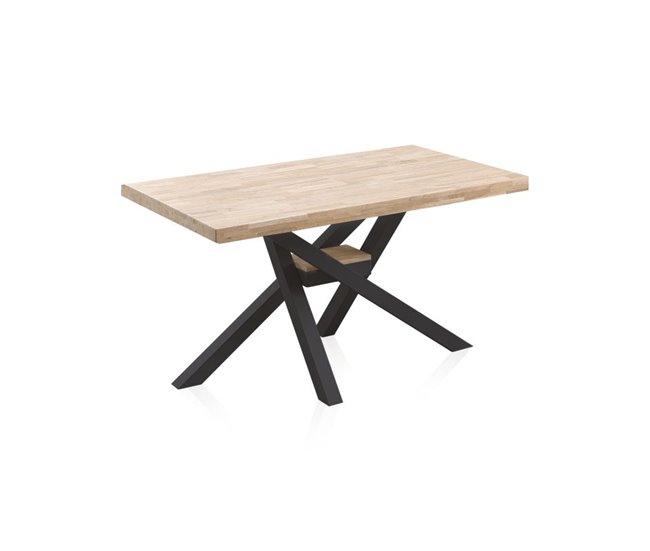 Mesa de comedor Xena 140 80x80 Roble