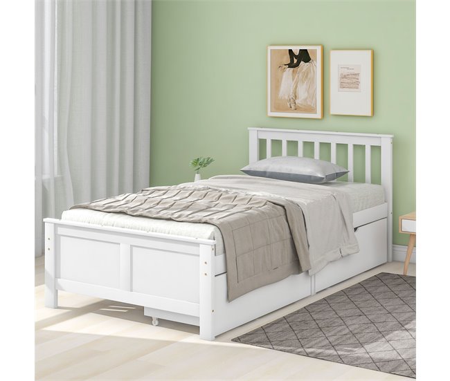 Camas individuales Blanco