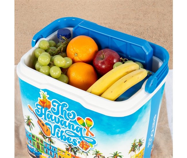 Aktive Nevera rígida de playa 24 litros Summer Trends Multicolor