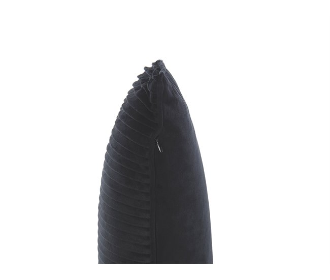 Beliani Cojín decorativo GUDARI 30x50 Negro