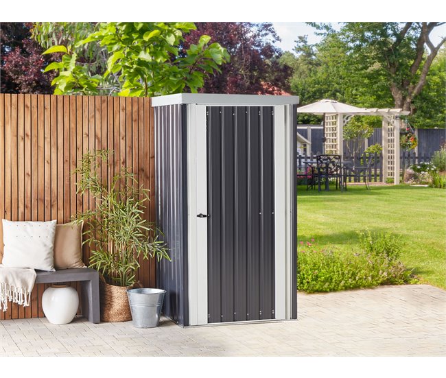 Beliani Cobertizo de jardín UMBRIA Grafito