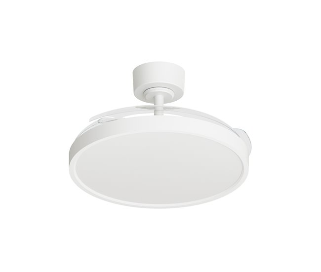 Ventilador techo JULIA M retractil led motor DC  Blanco