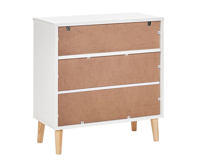 Beliani Cómoda SIMMIE Blanco
