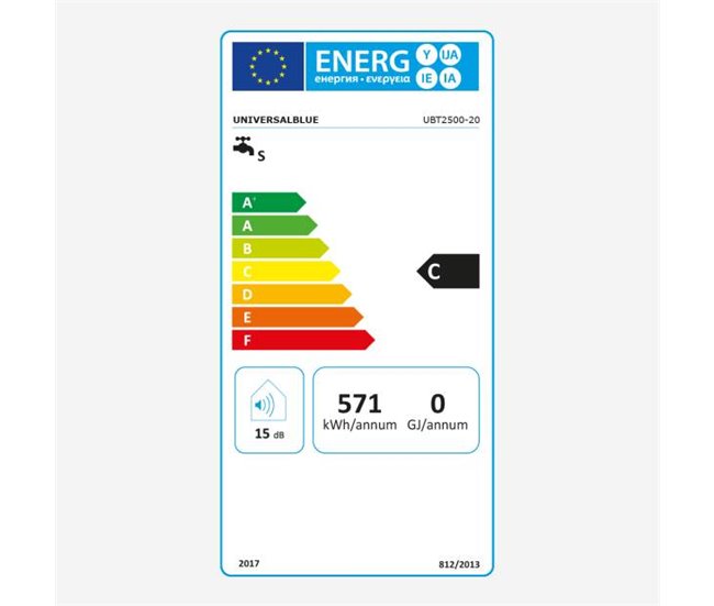 Termo Eléctrico 30L | UNIVERSALBLUE Blanco