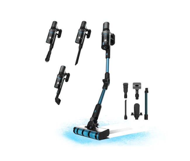 Aspirador Vertical Conga Rockstar 3500 Storm ErgoTwice Animal Cecotec Negro