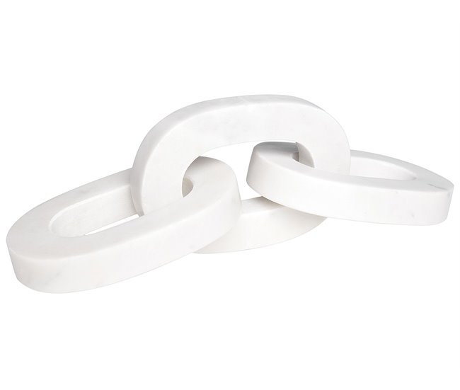 Beliani Figura decorativa MARUSI Blanco