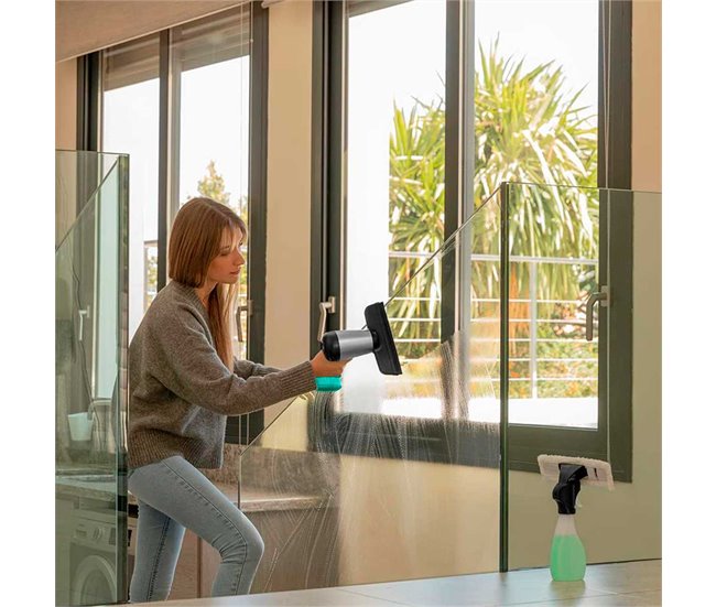 Aspirador limpiacristales Conga Rockstar 3700 Glass 3 en 1 Inox