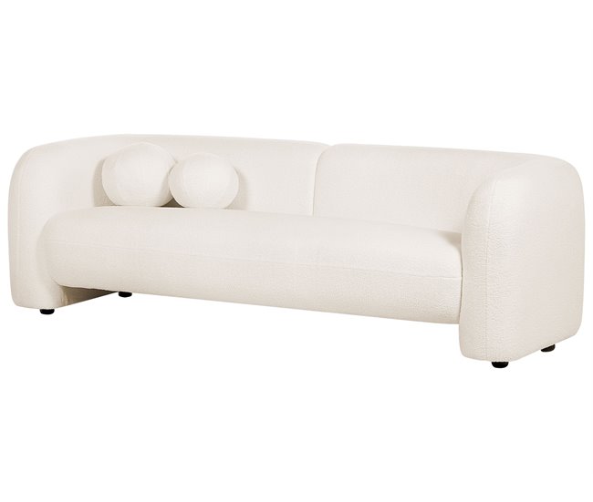 Beliani Conjunto de sofás LEIREN Blanco