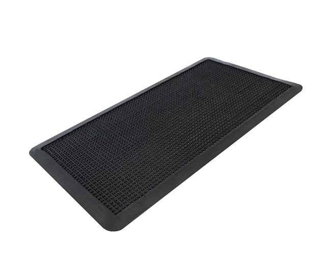 Acomoda Textil – Felpudo de Goma Antideslizante de Entrada. Pinchos 30x55 Negro