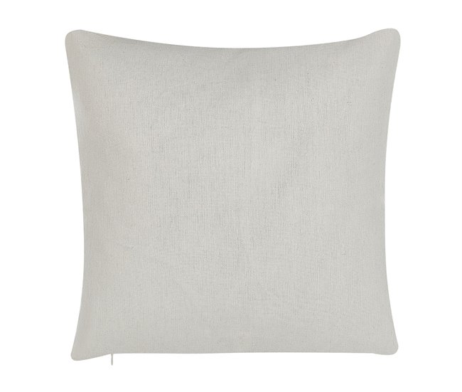 Beliani Cojín decorativo GOMPHRENA Beige