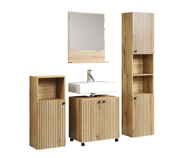 Mueble PureBlissBD 60 Negro/ Madera