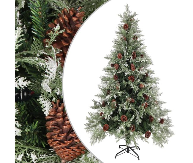 Árbol Navidad - Árbol navideño Blanco/ Verde