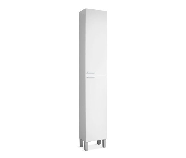 Columna de baño Koncept 2 puertas Blanco brillo Blanco