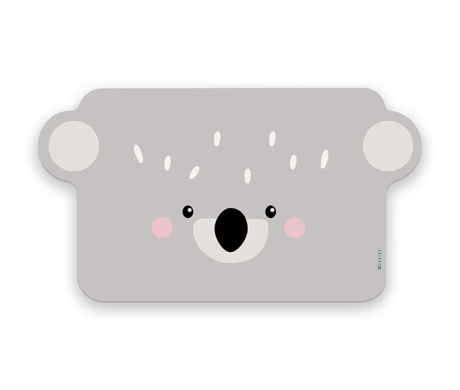 Mantel individual Infantil Koala Gris