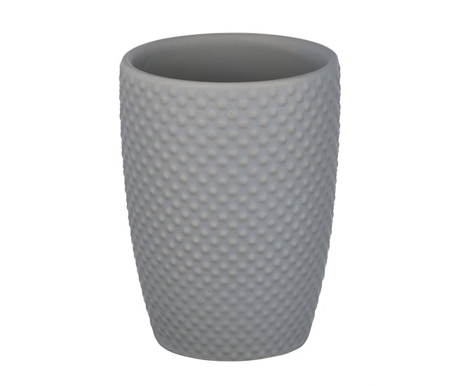 Vaso De Dientes Gris