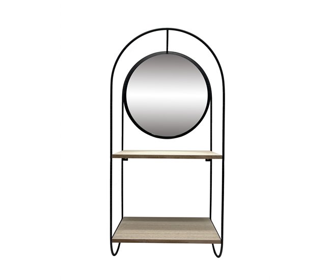 Estantería CELOU 60x29x15cm marca ECOANYA  Negro/ Madera