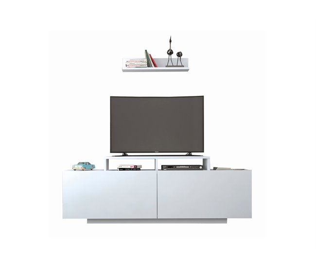 Mueble TV ALBI color blanco de 140cm Blanco