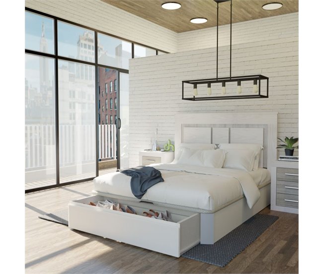 Canapé Luxury Premium 3D 150x190 Blanco