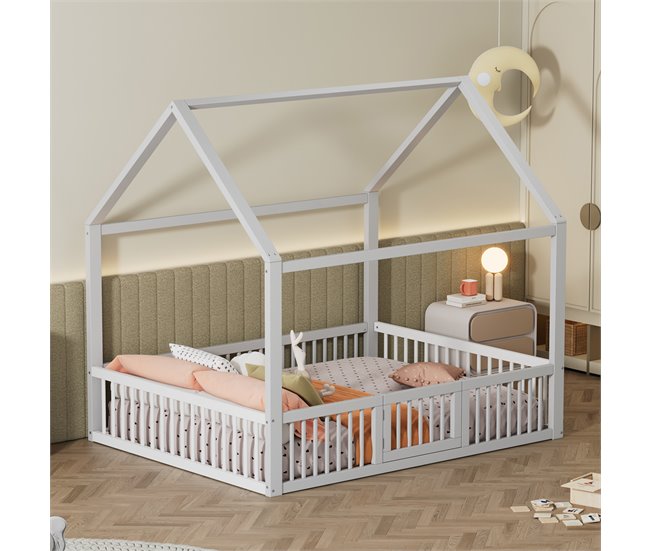 Camas infantiles 145x204 Blanco