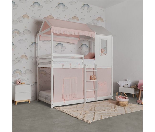 Techo para litera Montessori Rosa