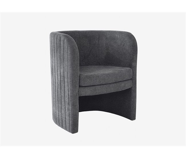 Sillón modelo HEBE decorativo Gris Oscuro