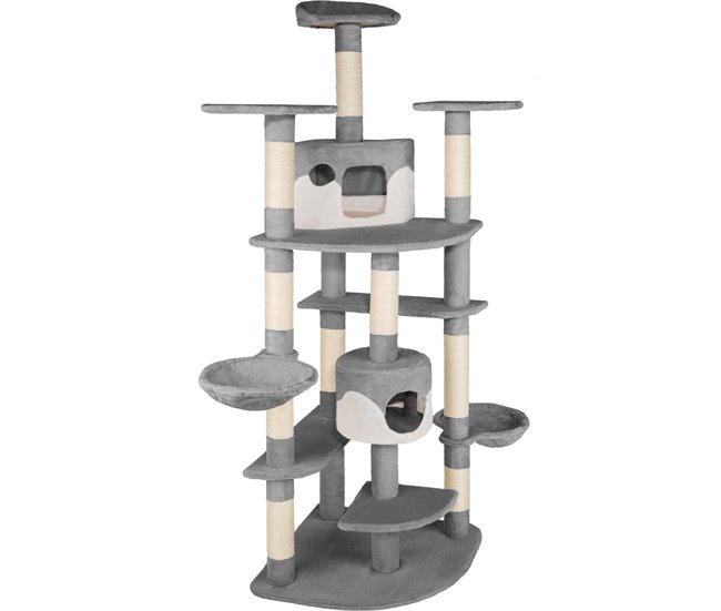 rascador para gatos Gris