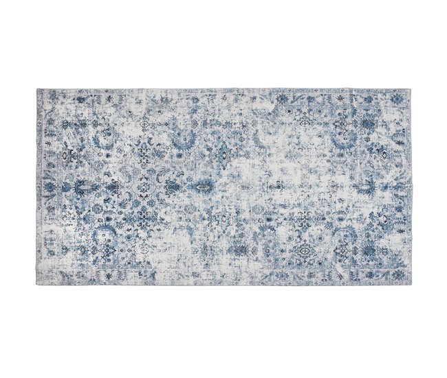 Alfombra de diseño vintage 200x274 Azul