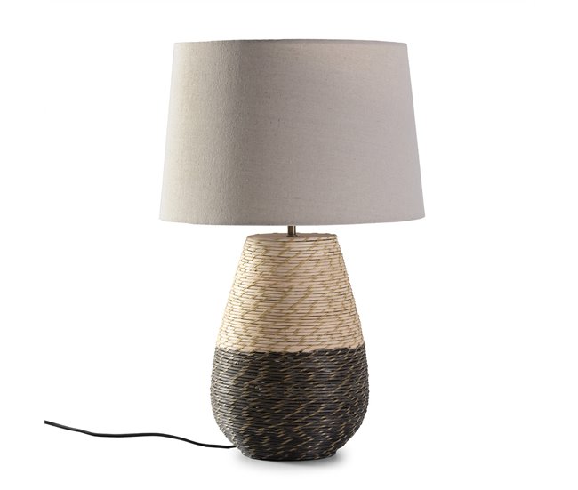 Lámpara de mesa Botan de ratán natural Beige