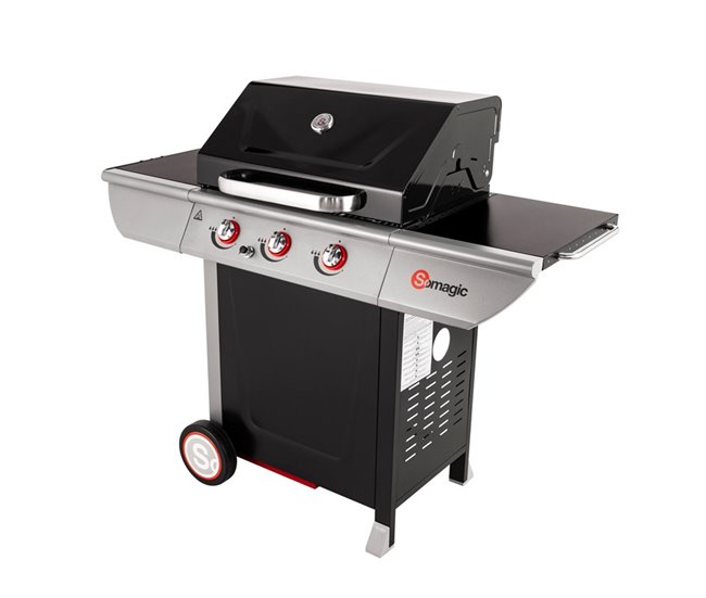 Barbacoa de 3 quemadores MANHATTAN 300S Negro