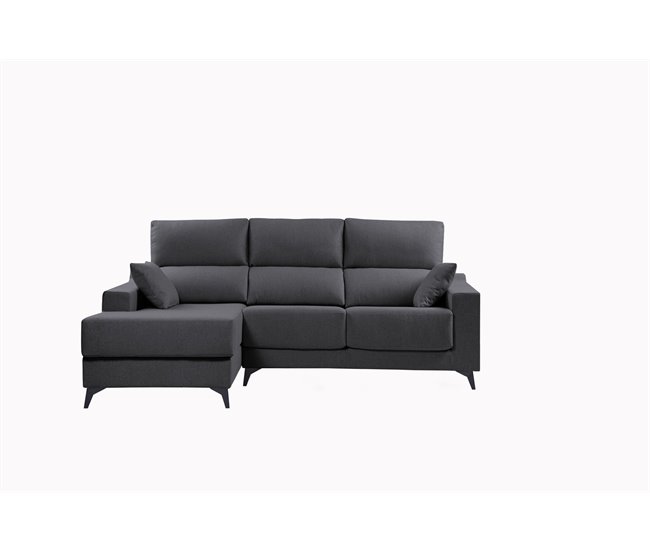 Chaise longue S NOELIA Antracita