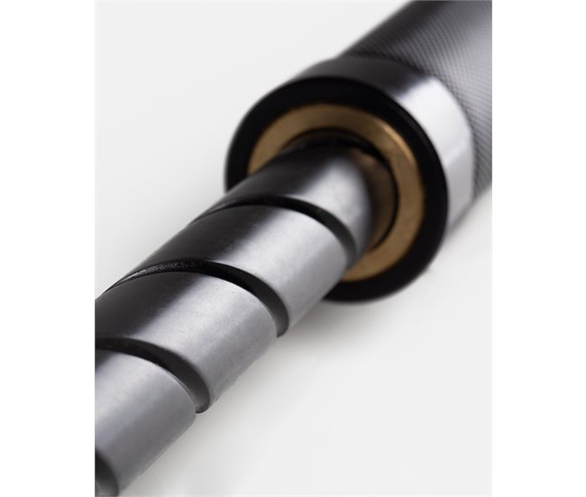 Barra Olímpica Ergonómica 20kg - Squeeze Bar - BOOMFIT Negro