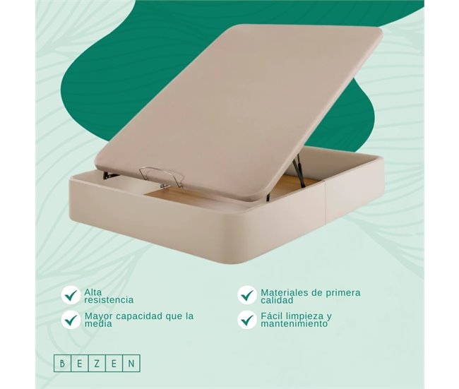 Canapé Polipiel Deluxe 105x180 Beige