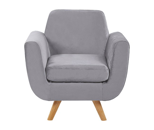 Beliani Funda para sillón BERNES Gris