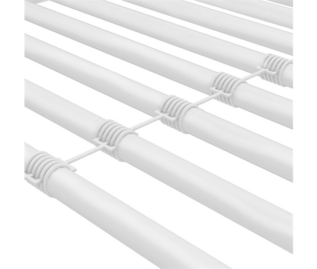 Cama alta para niños 95x204 Blanco