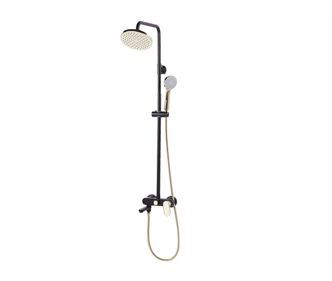 Columna de ducha GURARA 23x36 Negro/ Crema