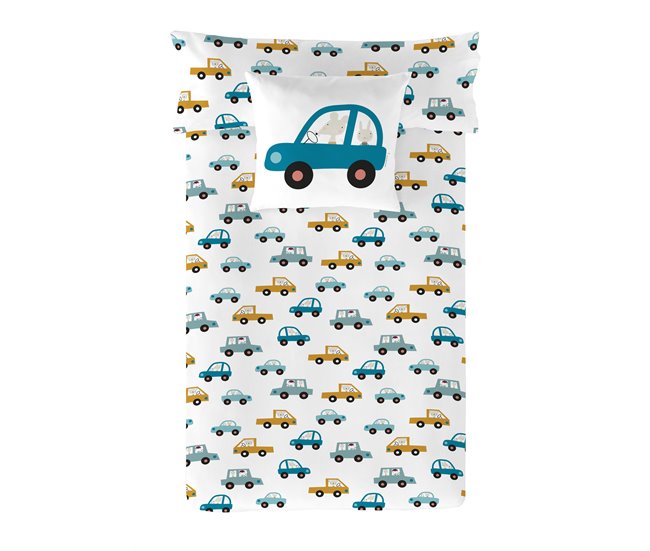 FUNDA NÓRDICA REVERSIBLE COCHES A 