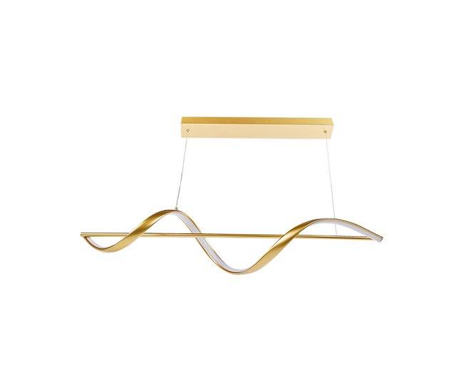 Beliani Lámpara colgante KHUTTI Dorado