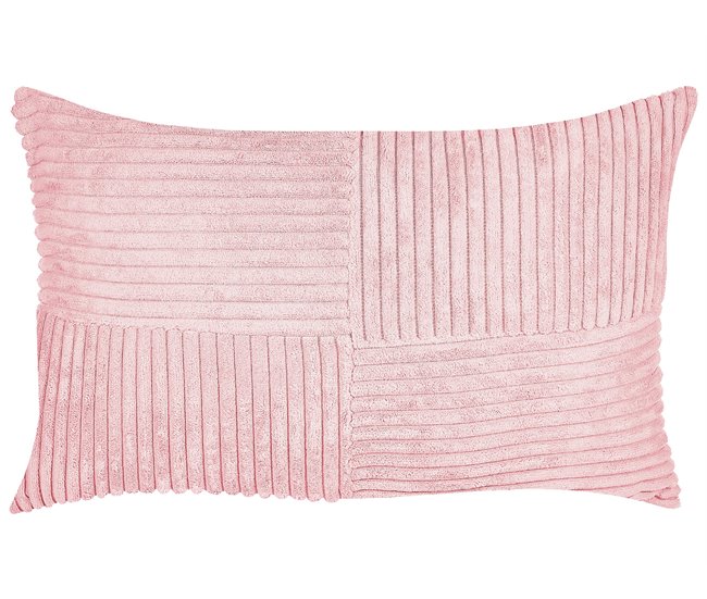 Beliani Cojín decorativo MILLET 50x30 Blanco/ Beige